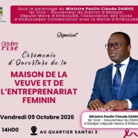 Attécoubé : une Maison de la Veuve pour renforcer l’autonomisation des femmes